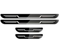 YFFYSM 4 Pcs Car Door Sill Protector for VW T-ROC 2021-2025,Stainless Steel Scuff Plate Step Threshold Guard Pedal,Styling Decoration.