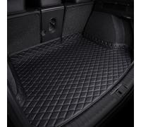 YFFYSM Car Leather Boot Mats for Smart two Coupe (C453) 2014-2019,All Weather Waterproof Trunk Mat Anti-Scratch Protector Pad Boot Cover Interior Accessories.,A/Black
