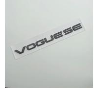 YFGBLQIA Automobile label 3d ABS Chrome Black Logo Vogue SE Emblem Letters Car Trunk Badge Decal For Vogue SE Sticker Accessories