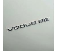 YFGBLQIA Automobile label 3d ABS Chrome Black Logo Vogue SE Emblem Letters Car Trunk Badge Decal For Vogue SE Sticker Accessories