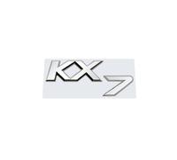 YFGBLQIA Car styling Metal Car Trunk Letters Decals Sticker For Kia K2 K3 K4 K5 KX7 Badge Emblem Stickers