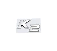 YFGBLQIA Car styling Metal Car Trunk Letters Decals Sticker For Kia K2 K3 K4 K5 KX7 Badge Emblem Stickers