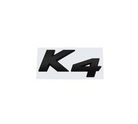 YFGBLQIA Car styling Metal Car Trunk Letters Decals Sticker For Kia K2 K3 K4 K5 KX7 Badge Emblem Stickers