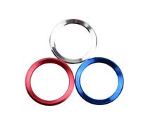 YFGBLQIA Color My Life Car Steering Wheel Logo Circle Cover Trim Sticker for BMW X1 F48 F30 F31 F34 F35 F36 F25 F26 F21 F20 F15 F16 2012-2018