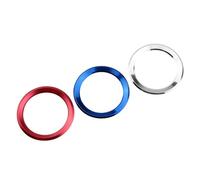 YFGBLQIA Color My Life Car Styling Steering Wheel Decoration Trim Sticker Case for BMW E39 E36 E60 E90 E34 E46 2013-2018 Aluminium Accessories