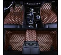 YFGBLQIA Custom Leather Full Coverage Car Floor Mats for VW ID3 ID4X ID4 CROZZ ID6X ID6 CROZZ Full Coverage All Weather Car Floor Mats，Anti-Slip Leather Car Mat Set