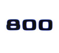 YFGBLQIA for 800 Car Stickers Are Suitable for Benz G-Class Body Logo G700 Subo BRABUS Modified Rear Tail Logo Car Accessories