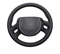 YFGBLQIA Hand-sewn Car steering wheel cover for Citroen C4 Picasso 2007-2013 Leather Steering Wheel Cover Lace Up