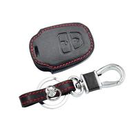 YFGBLQIA Key Fob Cover Genuine Leather with Keychain,Leather Key Case Key Shell Keyless Smart Key Fob for Toyota Sequoia