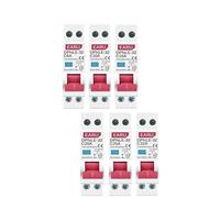 YFHGULBTK 10pcs 18MM Mini 230V 50/60Hz RCBO 1P+N 6KA Residual Current Differential Automatic Circuit Breaker Over Leakage Protection(32A)