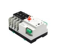 YFHGULBTK Single-Phase Rail ATS PV 2P 4P 100A AC 110V 220V Dual Power Automatic Conversion Selection Switch uninterrupted(4p Ac 220v,City Grid-PV Energy)