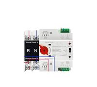 YFHGULBTK Single-Phase Rail ATS PV 2P 4P 100A AC 110V 220V Dual Power Automatic Conversion Selection Switch uninterrupted(4p Ac 220v,City Grid-City Grid)