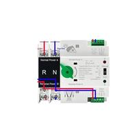 YFHGULBTK Single-Phase Rail ATS PV 2P 4P 100A AC 110V 220V Dual Power Automatic Conversion Selection Switch uninterrupted(2p Ac 220v,City Grid-PV Energy)