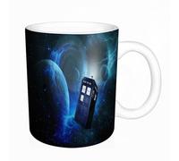 YFHJV Coffee Mug Funny Mug,Doctor Who Theme of Movie Space Art Print,Tea Cup Cup Gift Birthday Work Office Christmas Printed Coffee Cup 11Oz Cups 330ml Large Coffee Mug