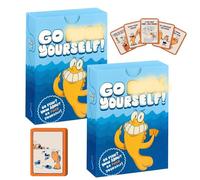 YFHUVB Go Fuck Yourself Card Game, 2 Boxes of Adult Party Card Games, Hilarious Social Interaction Entertainment for Gatherings, Travel Fun and Game Nights