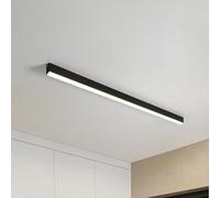 YFMYY Linear Ceiling Light Fixture, Modern Minimalist Ceiling Lamp, Long Strip LED Ceiling Sconce, 3-Color Temperature Ceiling Lighting Fixtures for Dining Room Living Room Kitchen