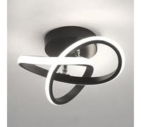 YFMYY Modern LED Ceiling Light, 12W Spiral Design Ceiling Lighting Fixtures, 3-Color Temperature Mode Ceiling Lamps for Corridor Aisle Hallway Balcony Bedrooms Kitchen Office