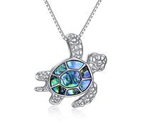 YFN Ashes Necklace for Women Sterling Silver Urn Jewelry for for Ashes Memory Necklace (turtle)