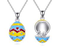 YFN Dragon Necklace Sterling Silver Dragon Pendant Jewellery Gifts for Women Men (colorful)