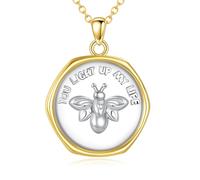 YFN Firefly Necklace Sterling Silver You Light Up My Life Bug Pendant Necklace Bug Jewellery Firefly Gift for Women