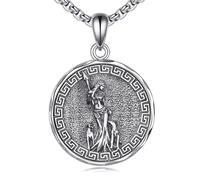 YFN Hecate Necklace Sterling Silver Religious Protector Pendant Greek God Jewellery Goddess Gift for Women Men