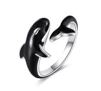 YFN Orca Ring for Women Sterling Silver Killer Whale Gifts (9)