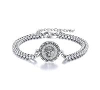 YFN Saint Gabriel Bracelet Sterling Silver Religious Protector Bracelet St Gabriel Jewellery Gift for Women Men
