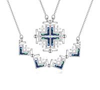YFN Saint Joseph Necklace 925 Sterling Silver St. Joseph Pendant Patron Saint of Workers & Fathers Family Protection Catholic Religious Jewelry Gift for Fathers, Graduation, House Blessing