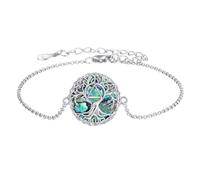 YFN Tree of Life Bracelet Sterling Silver Sobriety AA Recovery Bracelet Jewelry Alcoholics Anonymous Gifts for Women Girls