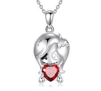 YFN Voodoo Doll Necklace Sterling Silver Gothic Pendant Witch jewellery Witchy Gift for Women