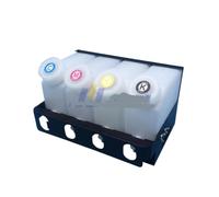 YfnTDwceV 1.8L Single Export Ink Tank System Continuous Ink Supply System Compatible With Roland Mutoh Mimaki Large Format Printer(Ink Tank System)