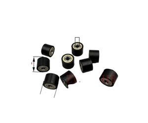 YfnTDwceV 4PCS Cutter Pinch Roller Wheel 4x10x14mm Rubber Paper Pressure Push Roller Compatible With Mimaki CG-60 CG-130 CJV30 CJV150(4PCS)