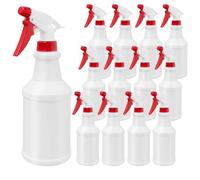 YFNVH Pack of 12 500 ml Spray Bottles, Empty Spray Bottles, Reusable Plastic Bottles with Adjustable Nozzle, Ideal for Cleaners, Gardening, Plant Spray & Hair Spray