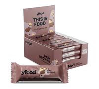 yfood Dark Brownie Bar, tasty meal replacement with 14 g protein, 25 vitamins and minerals