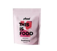 YFood Fresh Berry Powder, Meal Replacement Shake, 25 g Protein, 12 Meals