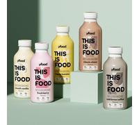yfood meal replacement, tasterpack with 5 flavours, 30 g protein per 500ml