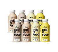 Yfood Nutritionally Complete Meal Variety Pack (Choco, Vanilla, Banana & Coffee) 8x 500ml