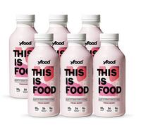 yfood Ready to Drink Complete Meal Fresh Berry 500ml x 6 6 Bottle
