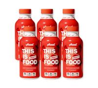 Yfood Ready-To-Drink-Complete Meal Fruity Strawberry 6x500ml