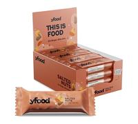 yfood Salted Nuts Bar, easy and delicious meal replacement with 14 g protein & all important nutrients (12 bars)