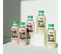 yfood Tasterpack Vegan Drinks - 5 x 500 ml for on-the-go and for stressful days - tasty meal replacement with 28 g of protein, 26 vitamins and minerals