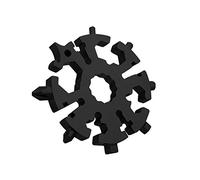 YFOZD Multifunctional Snowflake Torque Wrench, 20-in-1 Universal Screwdriver Household Repair Tool(Black)