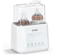 YFQIS Baby Bottle Warmer, 10 in 1, Fast Heating of Breast Milk and Baby Food, 7H & 24H Keep Warm Function, Baby Sterilizer with Auto Shut-Off, BPA Free
