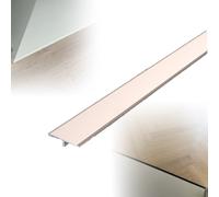 YFQYRB Self Adhesive Floor Flat Divider Strip, T Molding Floor Transition Threshold Strip, Aluminum Carpet to Tile Floors Edging Trim(Purple,W 20mm/0.8in)