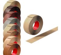 YFQYRB Self Adhesive Floor Gap Connecting Strips, 3" Wide Flat Divider Strip for Carpet to Flooring, 40in PVC Doorway Edge Trim(Light Oak,W 76mm/3in)