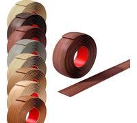 YFQYRB Self Adhesive Floor Gap Connecting Strips, 3" Wide Flat Divider Strip for Carpet to Flooring, 40in PVC Doorway Edge Trim(Walnut,W 40mm/1.6in)