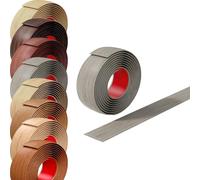 YFQYRB Self Adhesive Floor Gap Connecting Strips, 3" Wide Flat Divider Strip for Carpet to Flooring, 40in PVC Doorway Edge Trim(Gray,W 76mm/3in)