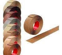 YFQYRB Self Adhesive Floor Gap Connecting Strips, 3" Wide Flat Divider Strip for Carpet to Flooring, 40in PVC Doorway Edge Trim(Oak,W 50mm/2in)