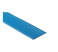 YFQYRB Stair Edge Protector, PVC Stair Nose Edging Trim, Self Adhesive Step Edge Trim Strips for Indoor Outdoor Easy Cuttable Anti Slip(Blue,W 100mm/4in)