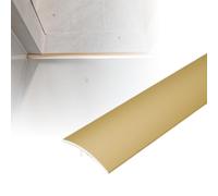 YFQYRB Transition Strip for Tile to Laminate Flooring, Aluminum Floor Transition Threshold Strip for Joining Floor Gaps, 36" Doorway Edge Trim(Gold,W 20mm/0.8in)